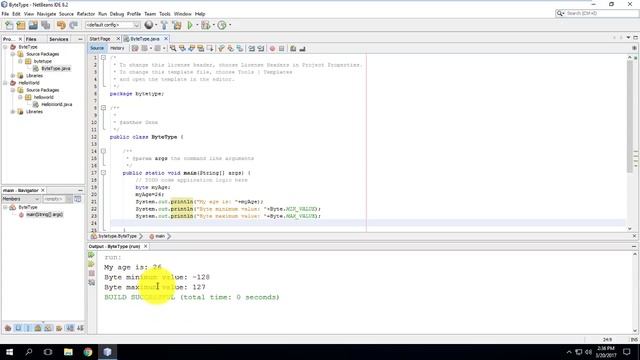 Java Lesson 005 - Using byte in Java смотреть онлайн