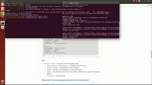 Remote jupyter kernel/kernels administration utility:: Kernels dict смотреть онлайн