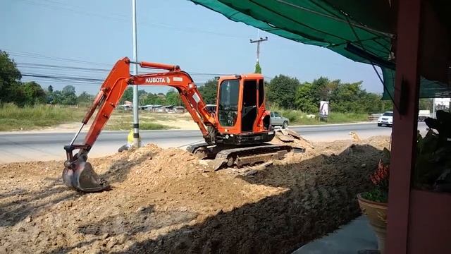 รถขุดแม็คโคร Ep.2 KUBOTA KX161-3 งานปรับพื้นที่ смотреть онлайн