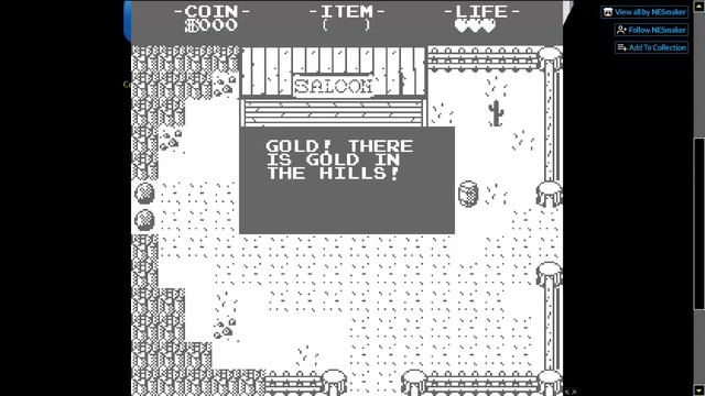 PAWS OF THE WEST 2 COLORS GREY WHITE BW MONO CHROME NINTENDO NES NESMAKER GAME COLLECTION Byte Off смотреть онлайн