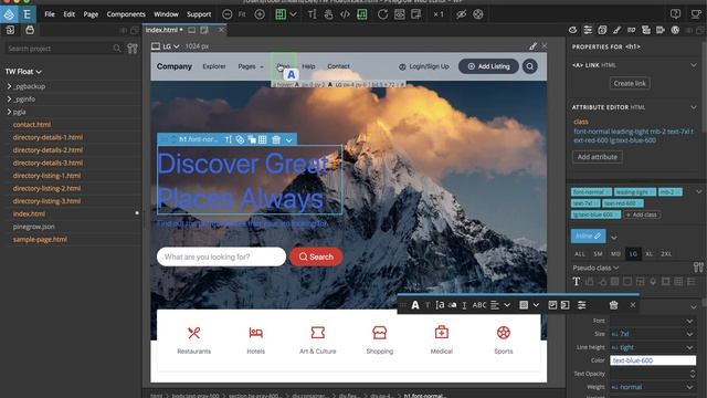 Pinegrow Floating Tools for Tailwind CSS смотреть онлайн