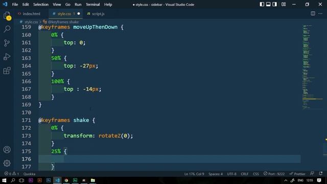 Animasi Tombol MENU Sidebar menggunakan HTML CSS JAVASCRIPT смотреть онлайн