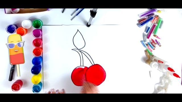 draw a cherry easy | нарисовать вишню смотреть онлайн