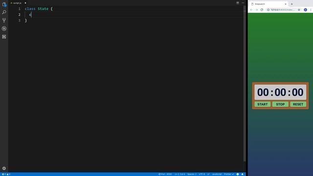 HTML CSS JS - Speed Code - Stopwatch смотреть онлайн