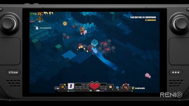 MINECRAFT DUNGEONS RODA NO STEAM DECK? #steamdeck #minecraft смотреть онлайн