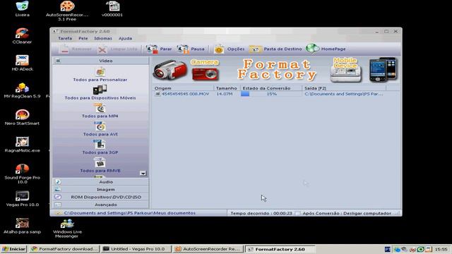 Como deixar o vídeo em 16:9 (Widescreen) Format Factory смотреть онлайн