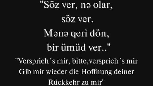 Safura - Soz Ver (german Lyrics)