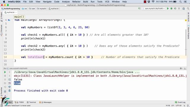 Kotlin PREDICATES: all, any, count, find. Using Lambdas in Collections PART-2 #11.2 смотреть онлайн