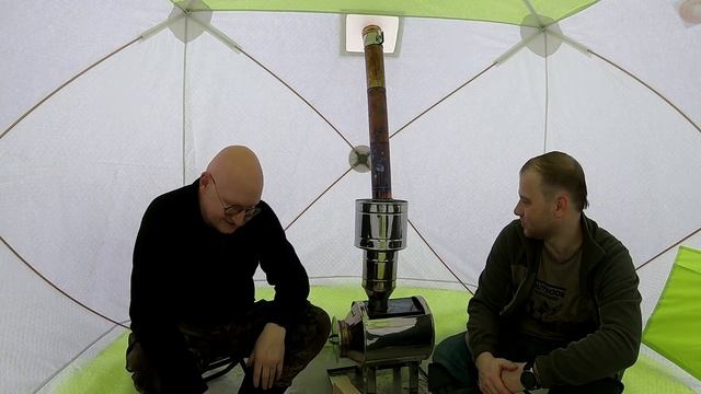 Печка для палатки "ГОРЫНЫЧЪ". Лучше газового теплообменника. Разговоры про печки. смотреть онлайн