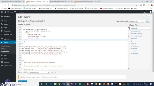 WordPress WP Rest API Tutorial смотреть онлайн