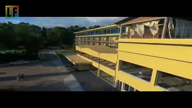 Обзор WellnessParkHotel Gagra с высоты смотреть онлайн