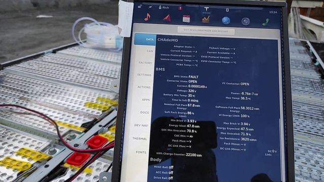 Проверка батареи Tesla SX перед покупкой. Сотрудничество. смотреть онлайн