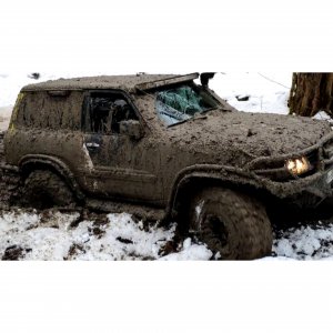 Зимние лесные покатушки Nissan Patrol Y60 Y61