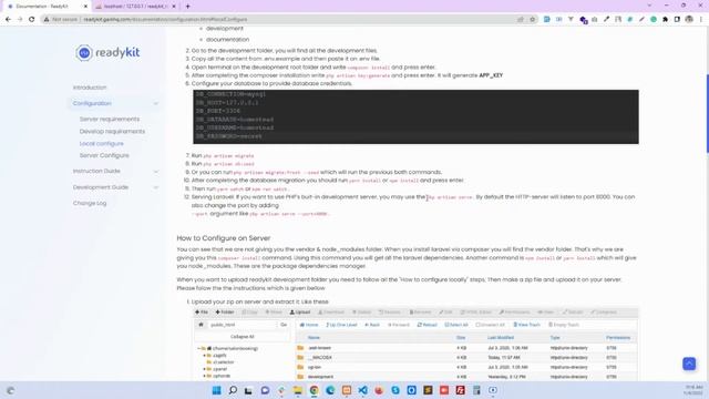 Configure in local environment & Prepare for live server | Readykit Admin | Laravel | VUE смотреть онлайн