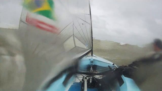 Offshore power Finn sailing with Jorge Zarif at the Finn Europeans in Cádiz смотреть онлайн