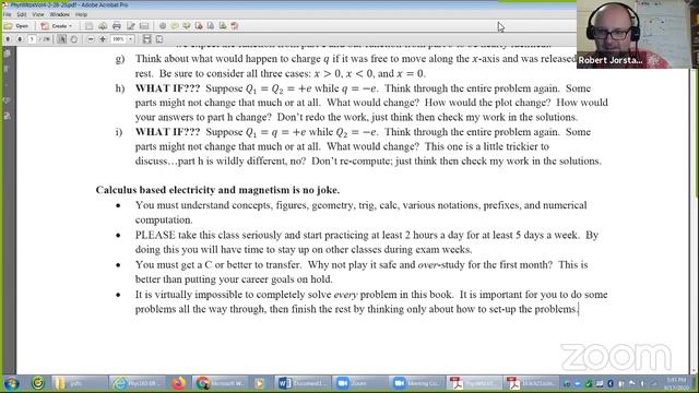Phys163 08-17-20 Coulomb's law part 1 (first half of lecture goof explained in comments) смотреть онлайн