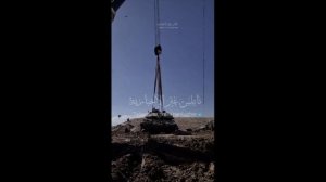 танк Меркава эвакуация