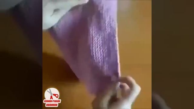 Тапочки из вязаного квадрата своими руками смотреть онлайн