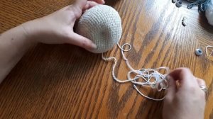 Вязаный зайчик МК Оформление мордочки 2 ЧАСТЬ  - утяжка мордочки  #amigurumi #амигуруми