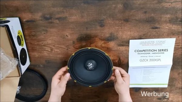Ground Zero GZCK 200XSPL Tiefmitteltöner Nachfolger GZCK 200SPL Kickbass Midbass 200mm Lautsprecher