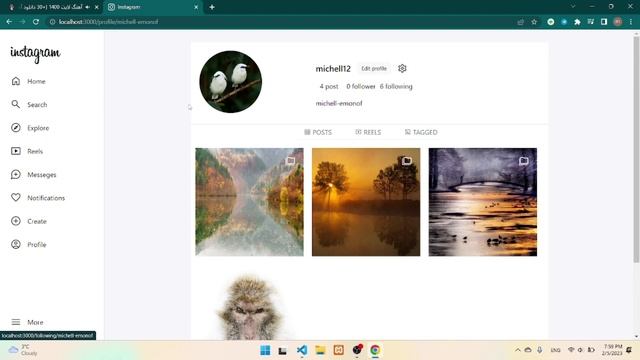instagram web Application with react смотреть онлайн