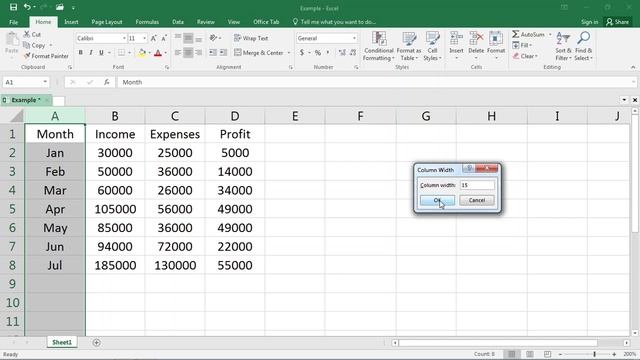 How to change Row Height and Column Width in Excel смотреть онлайн