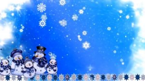 Футаж детский  Зима