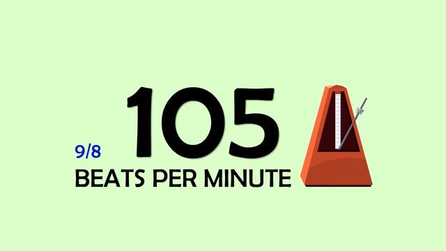 105 BPM 9/8 Metronome смотреть онлайн