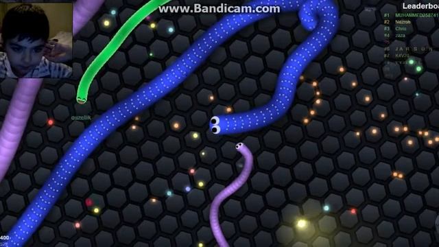 4№ серия slither.io 7 место , 8000 к массы , и наглядный пример !!! смотреть онлайн