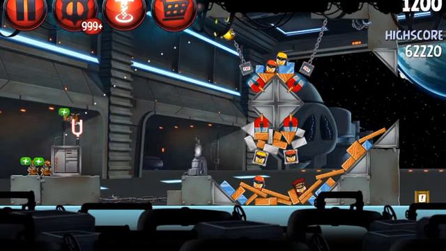Angry Birds Star Wars 2 / Naboo Invasion / Level P1-S2 / *Pork Bonus Box #4 * Walkthrough смотреть онлайн
