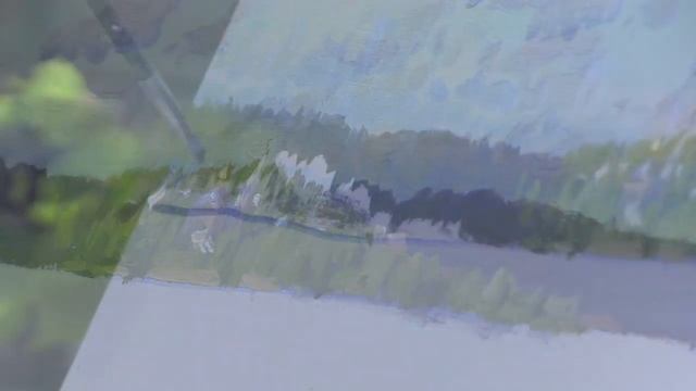 Художник Артём Пучков, рисуем маслом на этюде Плещеево озеро. Переславль смотреть онлайн