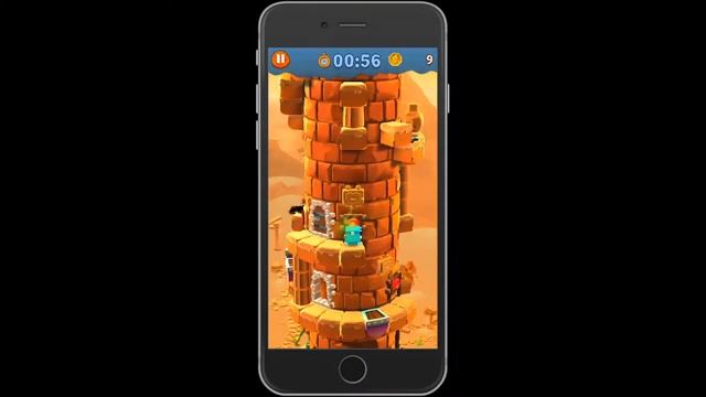 Blocky Castle iOs / Android Gameplay Level 44 смотреть онлайн