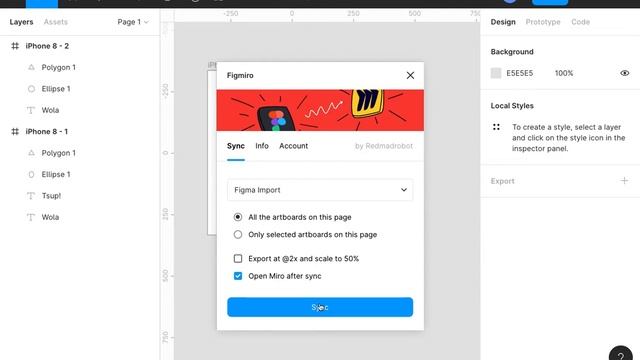 Figmiro, plugin Figma смотреть онлайн