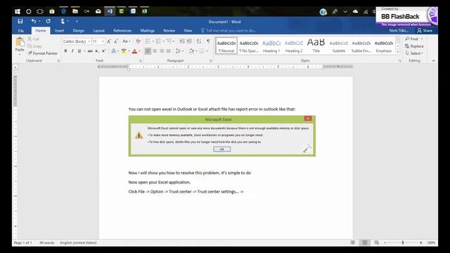 Fix error cannot open or save excel in outlook смотреть онлайн