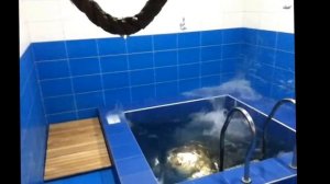 Баня в гараже.