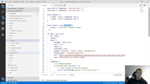 ✅ Los router o rutas en Vue para las webs SPA Tutorial 1 | Curso #7 смотреть онлайн