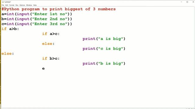 Decision making Control Statements part 2 ( nested - if , if- elif - else ) in Python Programming смотреть онлайн