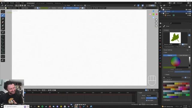 Create Custom brushes for Grease Pencil in Blender смотреть онлайн