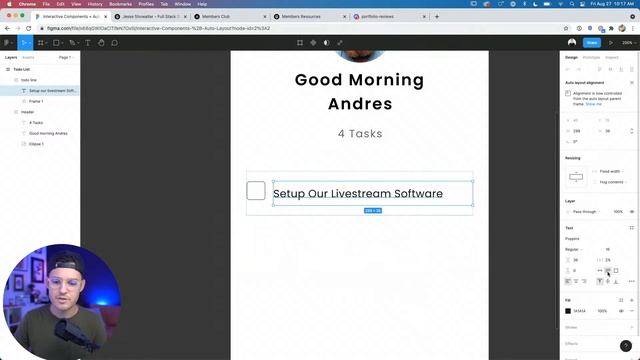 Figma Auto Layout + Interactive Components | Design a Todo List смотреть онлайн