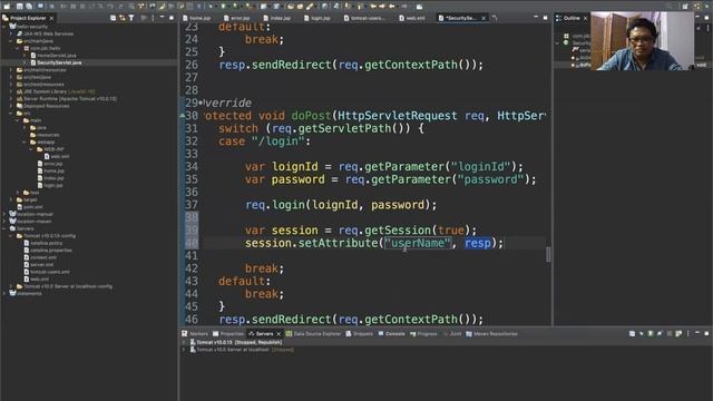 JSR06 07 Programmatic Login смотреть онлайн