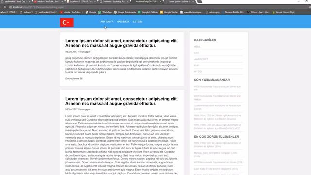 php ile blog site index header logo ve menu için css yazılması смотреть онлайн