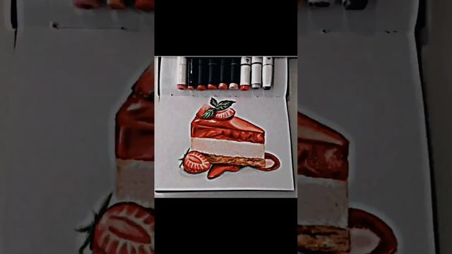 ?Сложные рисунки маркерами ?у меня девочка просила сделать посложнее поэтому вот делаю #рек #идеи смотреть онлайн
