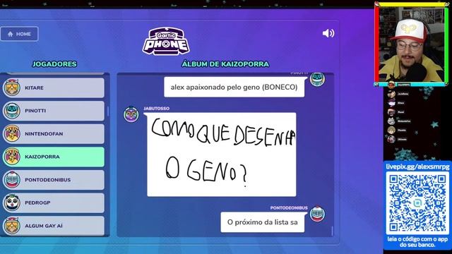 SÁBADO COM GARTIC PHONE + GAMEPLAY DE TWITER! смотреть онлайн
