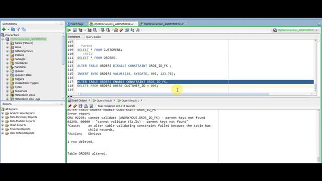 013 (b) - Constraints - Foreign Key смотреть онлайн