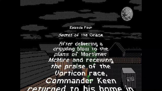Commander Keen in Goodbye, Galaxy!: Secret of the Oracle | DOS | Demo Gameplay смотреть онлайн