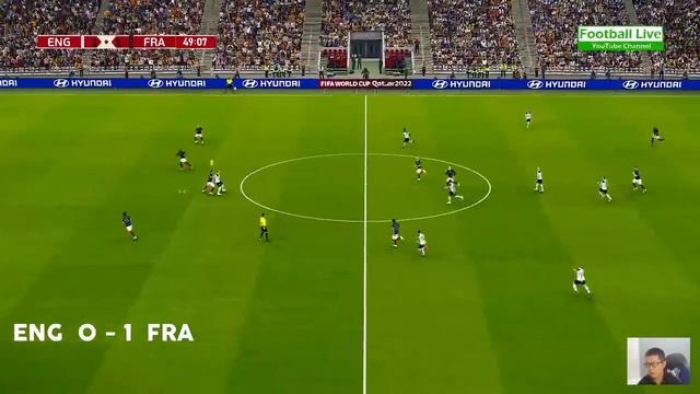 England vs France | FIFA World Cup Qatar 2022 | Watch Along & eFootball21 Gameplay смотреть онлайн