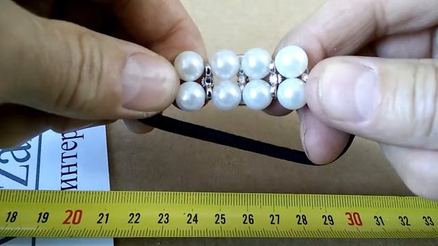 Резинки жемчуг с бантиком. смотреть онлайн