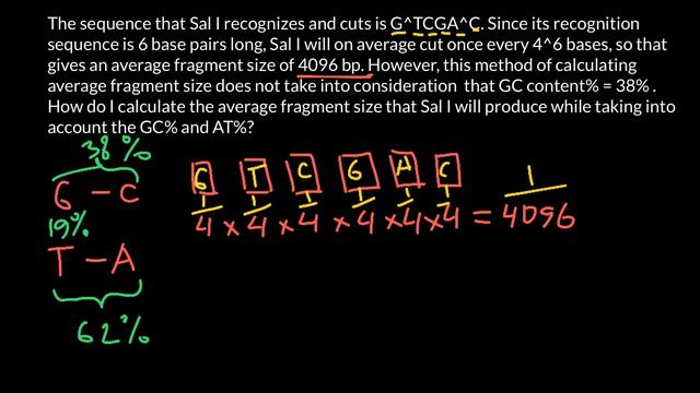 How to Calculate Restriction Enzyme's Average Fragment Size смотреть онлайн
