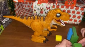 Робот-динозавр.Распаковка