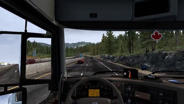 American Truck Simulator - Delivering Nuts from Yakima (WA) to Bellingham (WA) смотреть онлайн